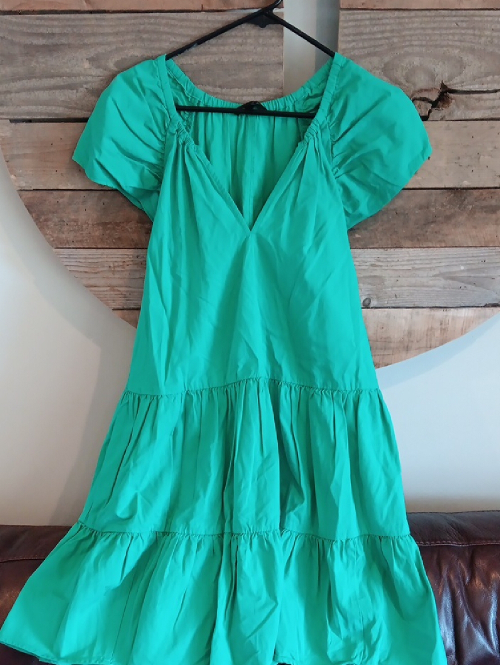 Banana Republic Teal Off-Shoulder Top